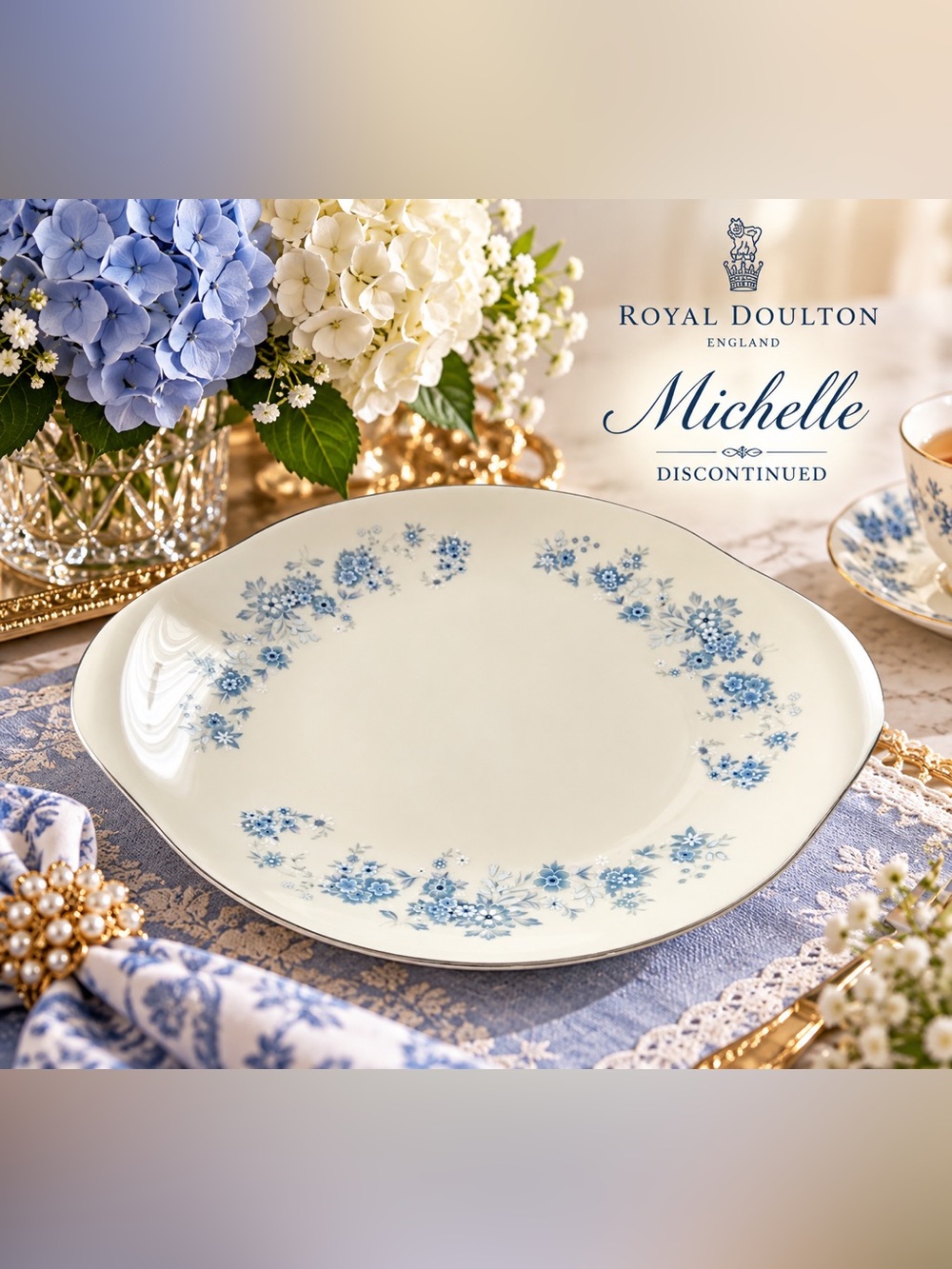 Royal Doulton Michelle Oval Serving Dish – Discontinued